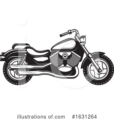 Royalty-Free (RF) Motorcycle Clipart Illustration by Vector Tradition SM - Stock Sample #1631264