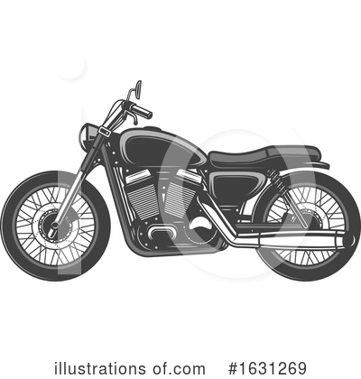 Royalty-Free (RF) Motorcycle Clipart Illustration by Vector Tradition SM - Stock Sample #1631269