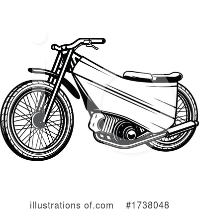 Royalty-Free (RF) Motorcycle Clipart Illustration by Vector Tradition SM - Stock Sample #1738048