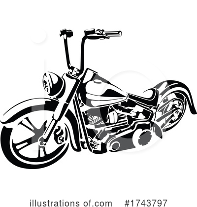 Royalty-Free (RF) Motorcycle Clipart Illustration by dero - Stock Sample #1743797
