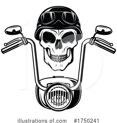 Royalty-Free (RF) Motorcycle Clipart Illustration by Vector Tradition SM - Stock Sample #1750241