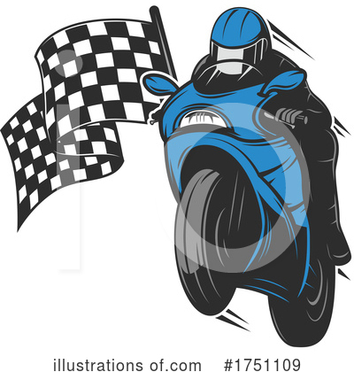 Motorbike Clipart #1751109 by Vector Tradition SM