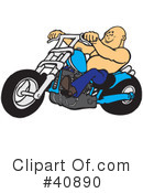 Motorcycle Clipart #40890 by Snowy