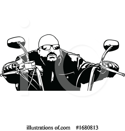 Royalty-Free (RF) Motorcyclist Clipart Illustration by dero - Stock Sample #1680813