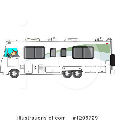 Motorhome Clipart #1206729 by djart