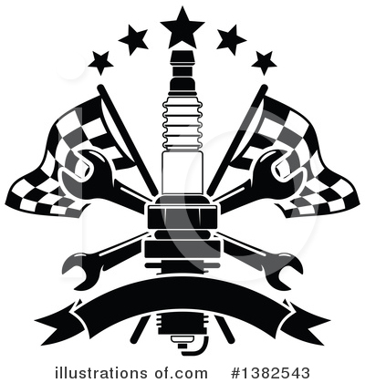 Spark Plugs Clipart #1382543 by Vector Tradition SM