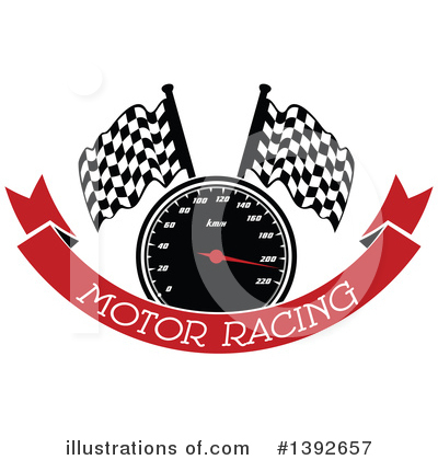 Royalty-Free (RF) Motorsports Clipart Illustration by Vector Tradition SM - Stock Sample #1392657