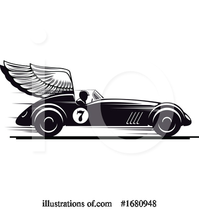 Royalty-Free (RF) Motorsports Clipart Illustration by Vector Tradition SM - Stock Sample #1680948