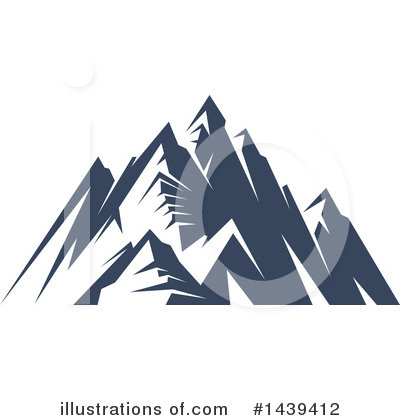 Mountains Clipart #1439412 by Vector Tradition SM
