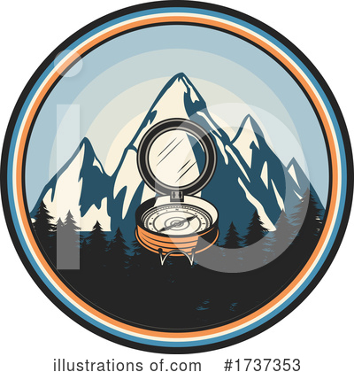Hiking Clipart #1737353 by Vector Tradition SM