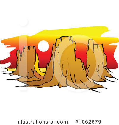 Royalty-Free (RF) Mountains Clipart Illustration by Vector Tradition SM - Stock Sample #1062679