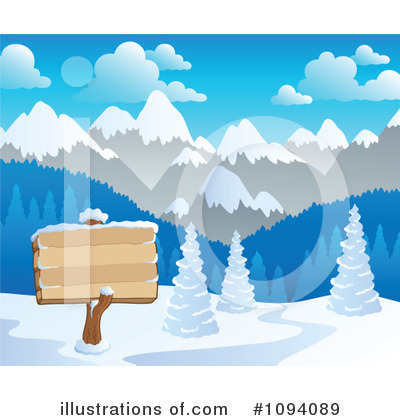 Royalty-Free (RF) Mountains Clipart Illustration by visekart - Stock Sample #1094089