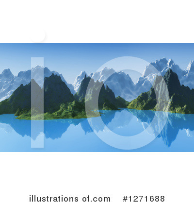 Royalty-Free (RF) Mountains Clipart Illustration by KJ Pargeter - Stock Sample #1271688