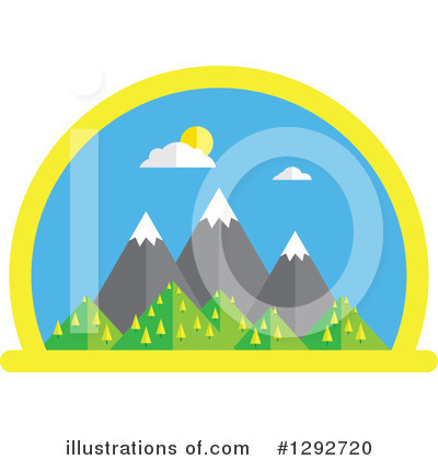 Mountain Clipart #1292720 by ColorMagic
