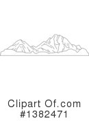 Mountains Clipart #1382471 by Vector Tradition SM
