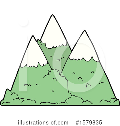 Royalty-Free (RF) Mountains Clipart Illustration by lineartestpilot - Stock Sample #1579835