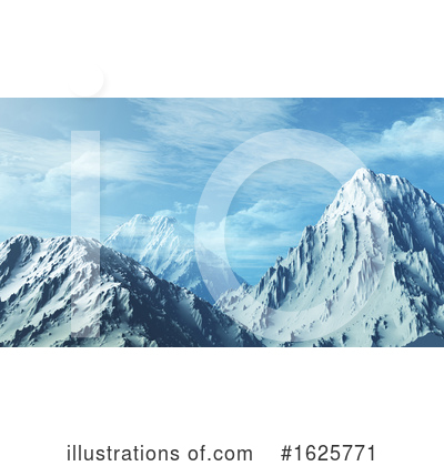 Royalty-Free (RF) Mountains Clipart Illustration by KJ Pargeter - Stock Sample #1625771
