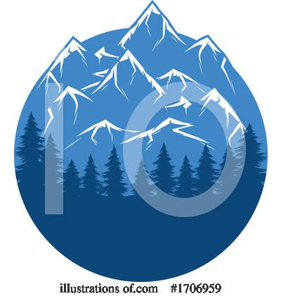 Royalty-Free (RF) Mountains Clipart Illustration by Vector Tradition SM - Stock Sample #1706959