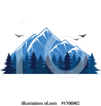 Royalty-Free (RF) Mountains Clipart Illustration by Vector Tradition SM - Stock Sample #1706962
