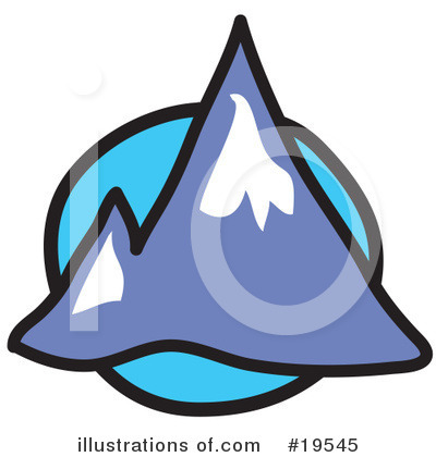 Royalty-Free (RF) Mountains Clipart Illustration by Andy Nortnik - Stock Sample #19545