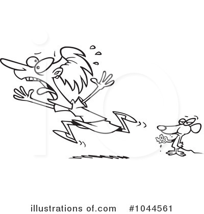 Royalty-Free (RF) Mouse Clipart Illustration by toonaday - Stock Sample #1044561