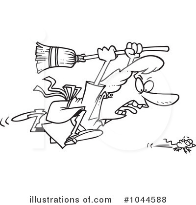 Royalty-Free (RF) Mouse Clipart Illustration by toonaday - Stock Sample #1044588