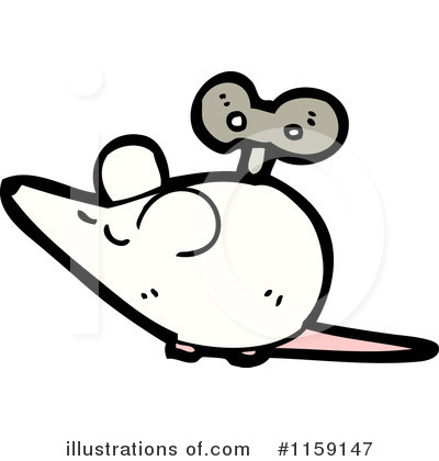 Royalty-Free (RF) Mouse Clipart Illustration by lineartestpilot - Stock Sample #1159147