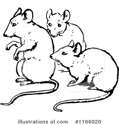 Royalty-Free (RF) Mouse Clipart Illustration by Prawny Vintage - Stock Sample #1166020