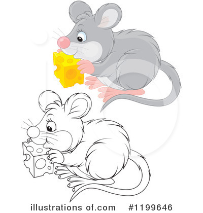 Royalty-Free (RF) Mouse Clipart Illustration by Alex Bannykh - Stock Sample #1199646