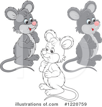 Royalty-Free (RF) Mouse Clipart Illustration by Alex Bannykh - Stock Sample #1220759