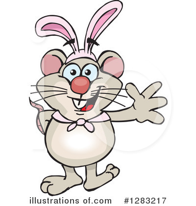 Royalty-Free (RF) Mouse Clipart Illustration by Dennis Holmes Designs - Stock Sample #1283217