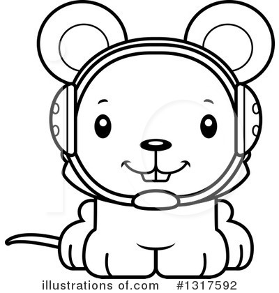 Royalty-Free (RF) Mouse Clipart Illustration by Cory Thoman - Stock Sample #1317592