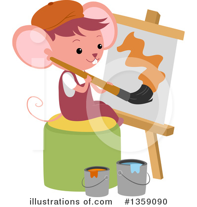 Royalty-Free (RF) Mouse Clipart Illustration by BNP Design Studio - Stock Sample #1359090
