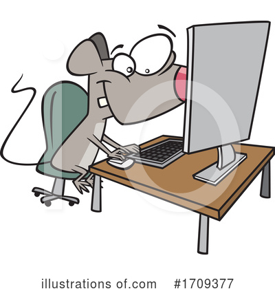 Computer Clipart #1709377 by toonaday