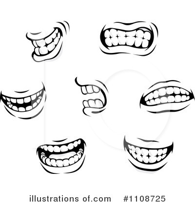 Royalty-Free (RF) Mouth Clipart Illustration by Vector Tradition SM - Stock Sample #1108725