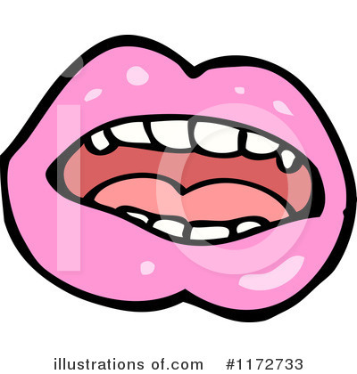 Royalty-Free (RF) Mouth Clipart Illustration by lineartestpilot - Stock Sample #1172733