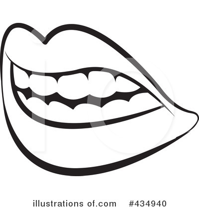 Royalty-Free (RF) Mouth Clipart Illustration by Lal Perera - Stock Sample #434940