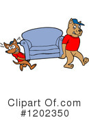 Movers Clipart #1202350 by LaffToon