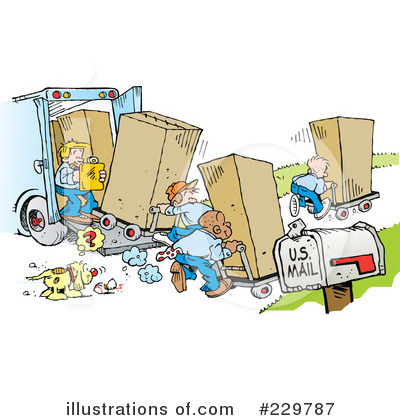 Moving Truck Clipart #229787 by Johnny Sajem