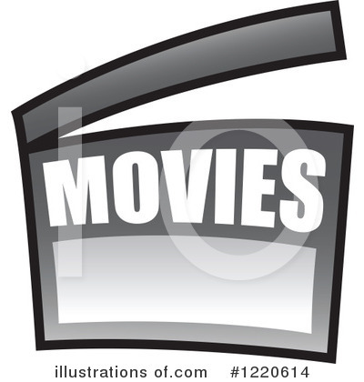 Royalty-Free (RF) Movie Clapper Clipart Illustration by cidepix - Stock Sample #1220614