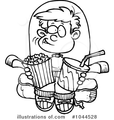 Royalty-Free (RF) Movies Clipart Illustration by toonaday - Stock Sample #1044528