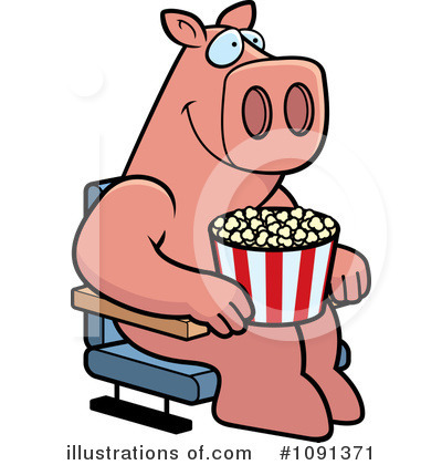 Royalty-Free (RF) Movies Clipart Illustration by Cory Thoman - Stock Sample #1091371