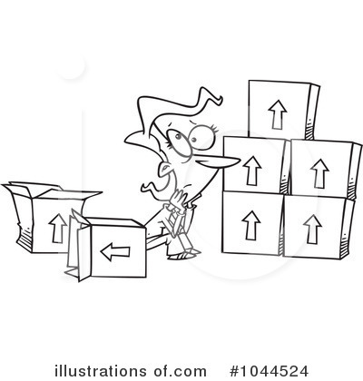 Movers Clipart #1044524 by toonaday