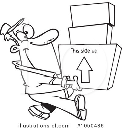 Movers Clipart #1050486 by toonaday