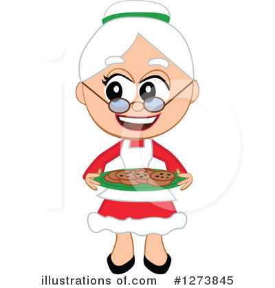 Royalty-Free (RF) Mrs Claus Clipart Illustration by peachidesigns - Stock Sample #1273845