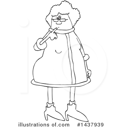 Royalty-Free (RF) Mrs Claus Clipart Illustration by djart - Stock Sample #1437939