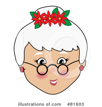 Royalty-Free (RF) Mrs Claus Clipart Illustration by Pams Clipart - Stock Sample #81603