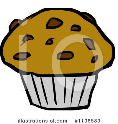 Royalty-Free (RF) Muffin Clipart Illustration by Cartoon Solutions - Stock Sample #1106589