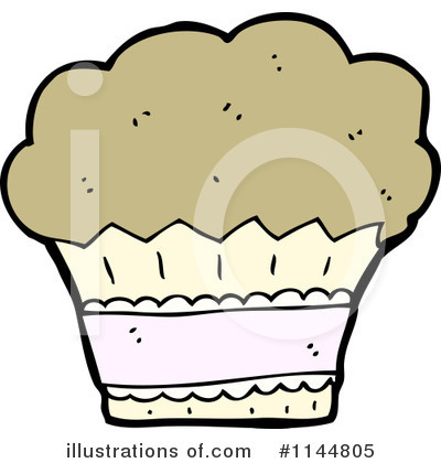 Royalty-Free (RF) Muffin Clipart Illustration by lineartestpilot - Stock Sample #1144805