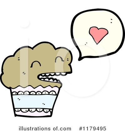 Royalty-Free (RF) Muffin Clipart Illustration by lineartestpilot - Stock Sample #1179495